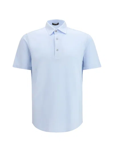 Loro Piana Brenna Polo Shirt In Blue