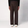 Loro Piana Men's Wool And Cashmere Trousers In Brown