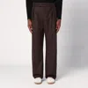 Loro Piana Men's Wool And Cashmere Trousers In Brown