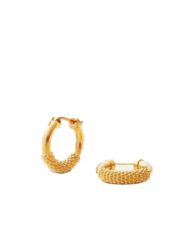 Loro Piana Bubble Ring Earrings In Yellow
