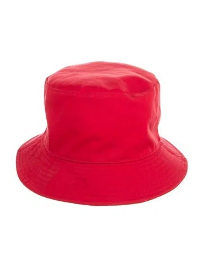 Pre-owned Loro Piana Bucket Hat In Red