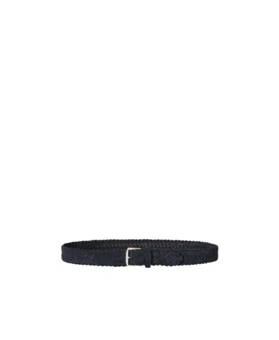 Loro Piana Buckle Belt In Black
