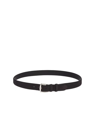 Loro Piana Buckle Belt In Black
