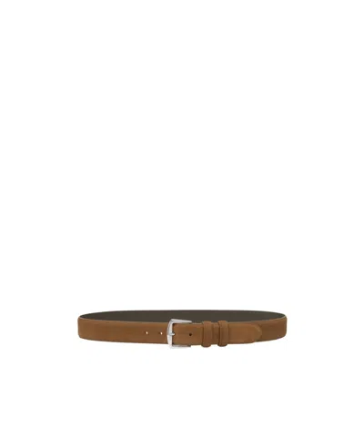 Loro Piana Buckle Belt In Brown