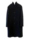 Loro Piana Buttoned Coat In Black