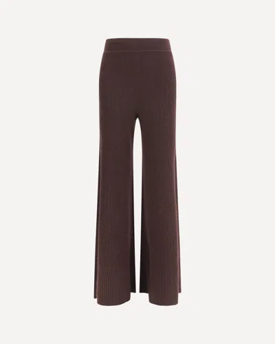 Loro Piana Camino Cashmere And Silk Pants In Brown