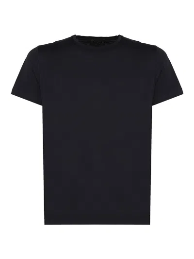 Loro Piana Cotton T-shirt In Dark Blue