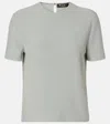 Loro Piana Cannareggio Silk And Cotton Top In Gray
