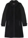 Loro Piana Capp Carlow Shearling Coat In Black