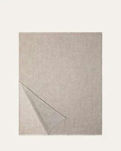 Loro Piana Cardo Cashmere Stole In Gray