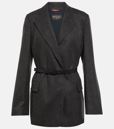 Loro Piana Cashmere And Silk Blend Blazer