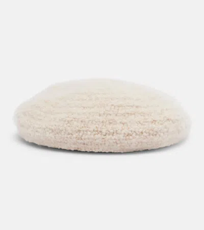 Loro Piana Cashmere And Silk Hat In White