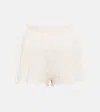 Loro Piana Cashmere And Silk Shorts In Nougat