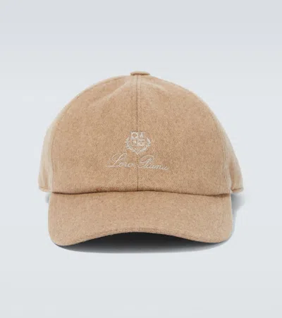 Loro Piana Cashmere Baseball Cap In Desert Rose Mel