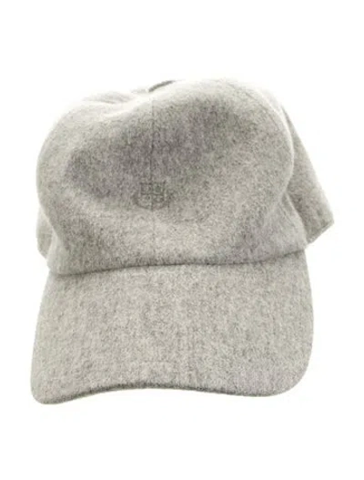 Pre-owned Loro Piana Cashmere Baseball Hat In Grey