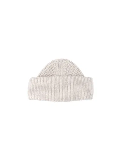 Loro Piana Cashmere Beanie In Beige