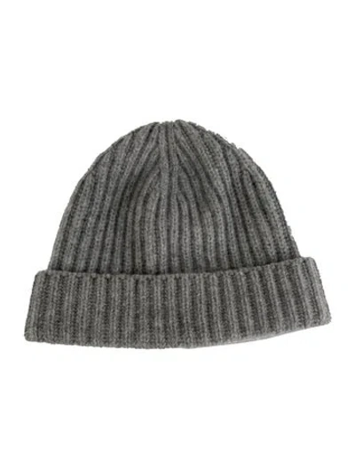 Pre-owned Loro Piana Cashmere Beanie In Gray