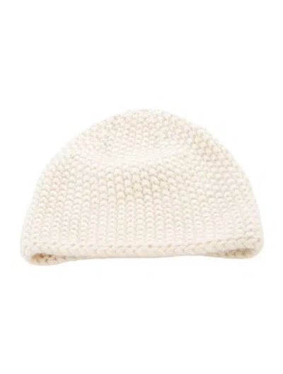 Pre-owned Loro Piana Cashmere Beanie In Neutral