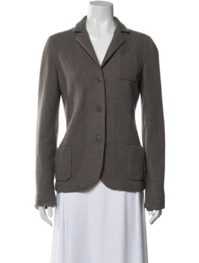 Pre-owned Loro Piana Cashmere Blazer In Gray