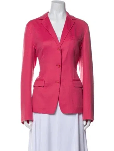 Pre-owned Loro Piana Cashmere Blazer In Pink