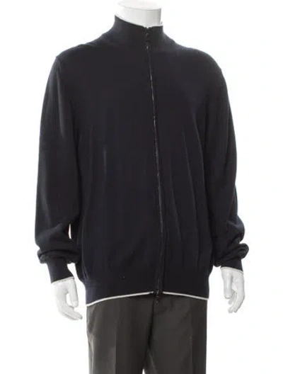 Pre-owned Loro Piana Cashmere Bomber Jacket In Gray