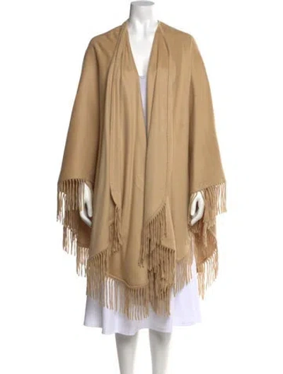 Pre-owned Loro Piana Cashmere Cape In Neutral