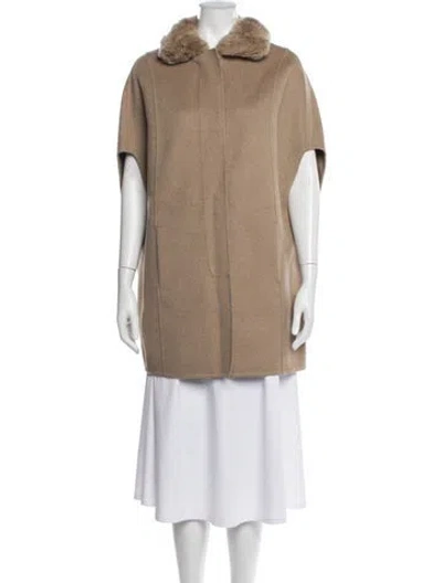 Pre-owned Loro Piana Cashmere Cape In Neutrals