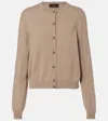 Loro Piana Cashmere Cardigan In Nude