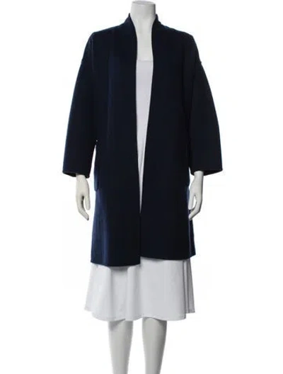 Pre-owned Loro Piana Cashmere Coat In Blue