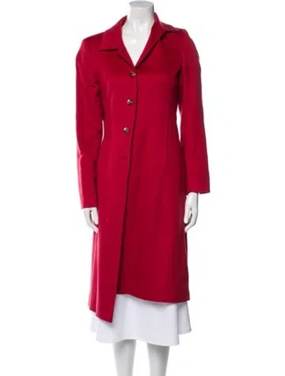 Pre-owned Loro Piana Cashmere Coat In Red