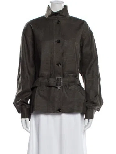 Pre-owned Loro Piana Cashmere Coat W/ Tags In Gray