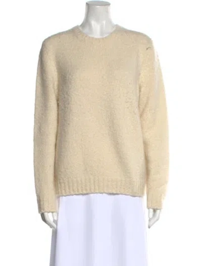 Pre-owned Loro Piana Cashmere Crew Neck Sweater In Neutral
