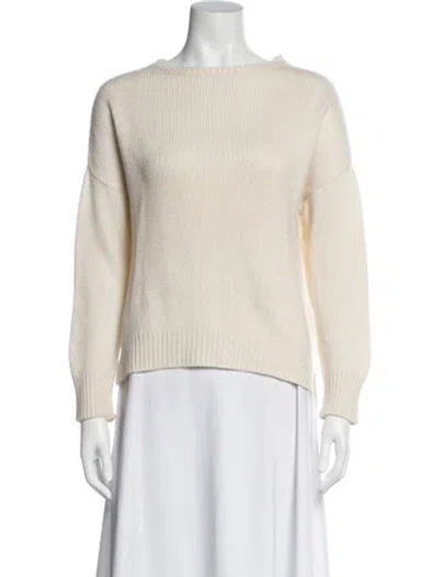 Pre-owned Loro Piana Cashmere Crew Neck Sweater In Neutral