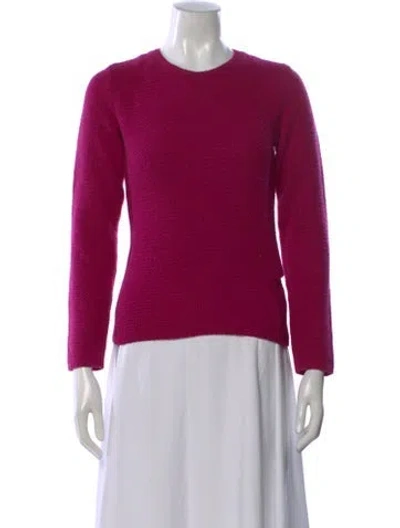 Pre-owned Loro Piana Cashmere Crew Neck Sweater In Pink