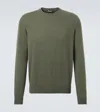 Loro Piana Cashmere Crewneck Sweater In Green