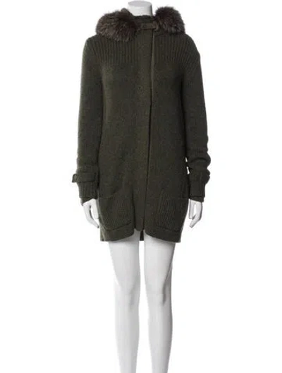 Pre-owned Loro Piana Cashmere Dress Set In Green