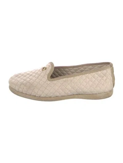 Pre-owned Loro Piana Cashmere Espadrilles In Neutral