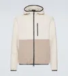 Loro Piana Cashmere Fleece Hoodie In White