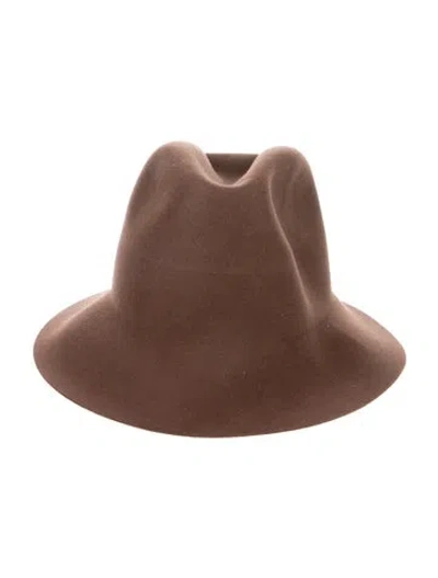 Pre-owned Loro Piana Cashmere Hat W/tags In Brown
