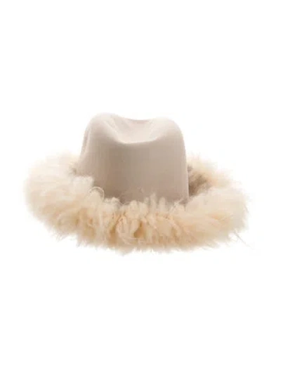 Pre-owned Loro Piana Cashmere Hat W/tags In Neutral