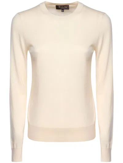 Loro Piana Cashmere Jumper In Neutrals