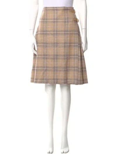 Pre-owned Loro Piana Cashmere Knee-length Skirt In Neutral