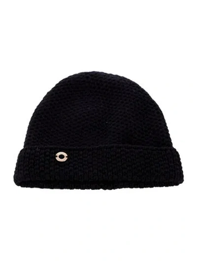 Pre-owned Loro Piana Cashmere Knit Beanie W/tags In Blue