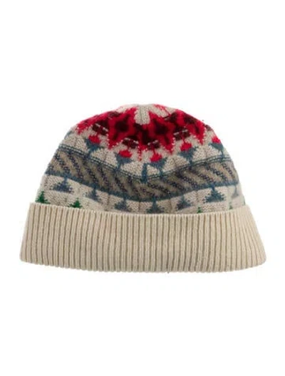 Pre-owned Loro Piana Cashmere Knitted Beanie In Neutral