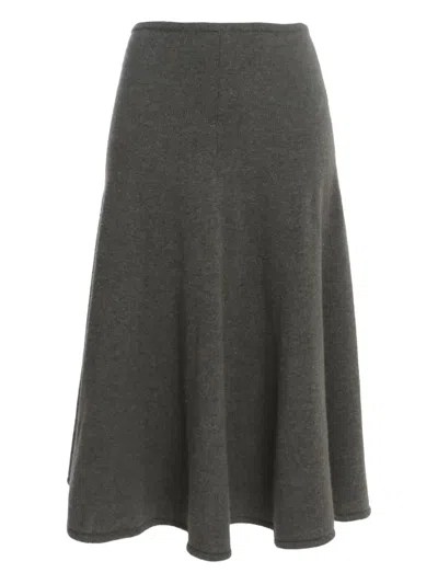 Pre-owned Loro Piana Cashmere Midi Skirt