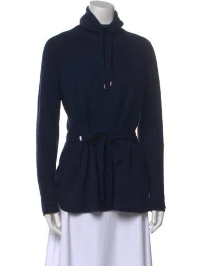 Pre-owned Loro Piana Cashmere Mock Neck Sweater In Neutral