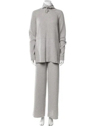 Pre-owned Loro Piana Cashmere Pant Set In Gray