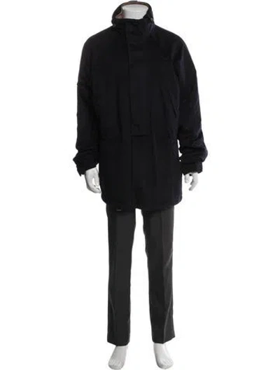 Pre-owned Loro Piana Cashmere Parka In Black