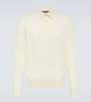 LORO PIANA SHIBUMI CASHMERE POLO SWEATER