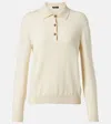 Loro Piana Polopullover Aus Kaschmir In Weiss